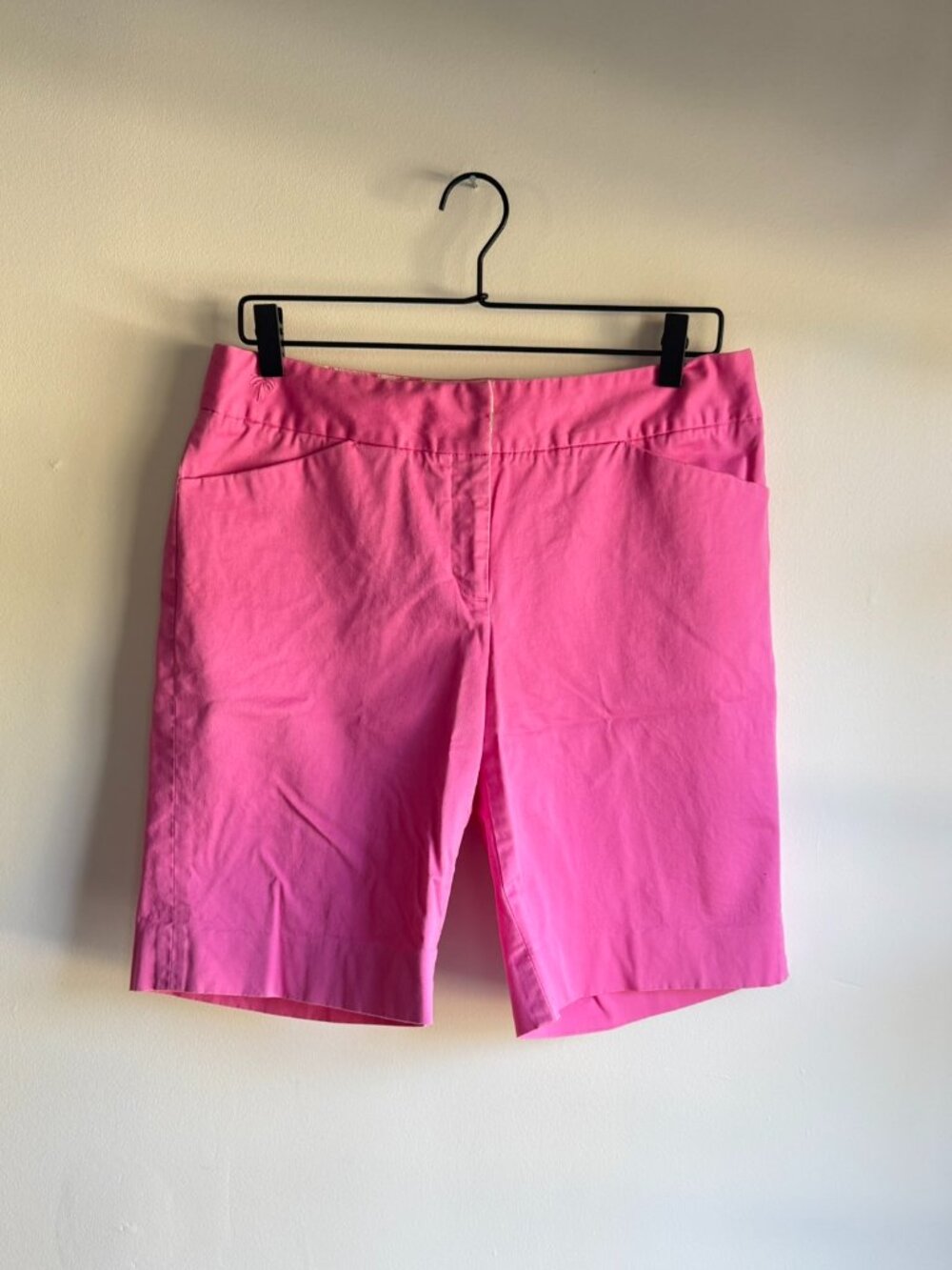 Vintage Lilly Pulitzer – Classic Tailored Bermuda Shorts Pink – Size 10